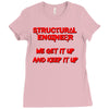 we  get it up Ladies Fitted T-Shirt