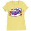 night doodle Ladies Fitted T-Shirt