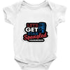 star spangled hammered Baby Onesie