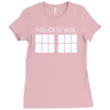 police box for who Ladies Fitted T-Shirt