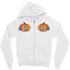 pumpkin skull hand Zipper Hoodie
