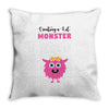 Creating a Lil Monster Baby Girl Throw Pillow