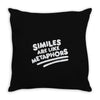 similes Throw Pillow