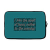 i love the smellof burnt rubber Laptop sleeve