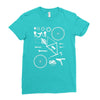 bicycle cyclopath bike hobby exploded Ladies Fitted T-Shirt