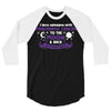 I Love Someone with Pancreatic Cancer to The Moon and Back to Infinity 3/4 Sleeve Shirt