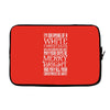 white christmas Laptop sleeve