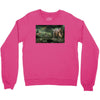 dinosaur attack Crewneck Sweatshirt