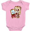 triple beagle portrait Baby Onesie