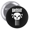 bassist skull Pin-back button