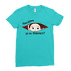 December Peeking Out Baby Boy in Spanish Ladies Fitted T-Shirt
