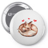 Baby Fox Belly Pin-back button