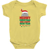 Meowy Christmas Baby Onesie