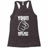 you have just lost the game  funny computer internet humour Racerback Tank