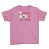 pizza is love pizza is life Youth Tee