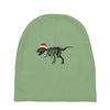 t rex skeleton santa claus Baby Beanies