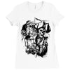 skull pirate Ladies Fitted T-Shirt