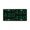 marijuana 420 License Plate