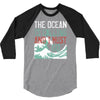 the ocean is calling 3/4 Sleeve Shirt