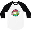 neon basketball 3/4 Sleeve Shirt