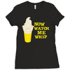 now watch me whip Ladies Fitted T-Shirt