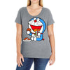 Doraemon Ladies Curvy T-Shirt