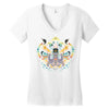 sea the symmetry Women's V-Neck T-Shirt