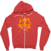 biohazard splat Zipper Hoodie