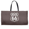 route 66 stampa bianca starda america sport Weekender Totes