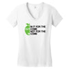 in it for the outcome Women's V-Neck T-Shirt