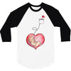 Mom and Baby are Connected to the Heart 3/4 Sleeve Shirt