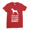 not just a dog person i'm a boxer mommy! Ladies Fitted T-Shirt