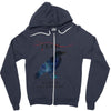 team damon salvatore Zipper Hoodie