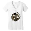 neverending fight Women's V-Neck T-Shirt