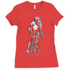 ride in 3d Ladies Fitted T-Shirt