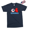 i heart zombies scary eye bloody heart halloween Exclusive T-shirt