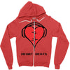 heart beats Zipper Hoodie