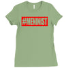 meninist hashtag Ladies Fitted T-Shirt