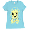 adorable crossbones Ladies Fitted T-Shirt