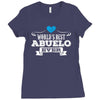 Worlds Best Abuelo Ever Ladies Fitted T-Shirt