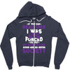 gamer pc controller game funny slogan Zipper Hoodie
