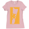 rock climbing wall climb indoor outdoor 2 Ladies Fitted T-Shirt