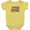 chemistry is like cooking Baby Onesie