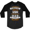 Super Cool Son Of A Freaking Awesome Dad 3/4 Sleeve Shirt