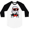 hipster trooper 3/4 Sleeve Shirt