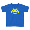 uomo 4 space invaders anni80 vintage videogames Toddler T-shirt