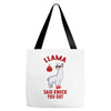 boxing llama Tote Bags