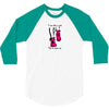 i run like a girl try to keep up 3/4 Sleeve Shirt