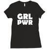 girl power Ladies Fitted T-Shirt