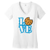 Love Cookie Monster Women's V-Neck T-Shirt